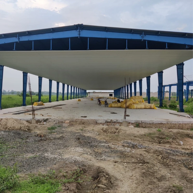 Steel shed fabricated by Unitech Structural Works