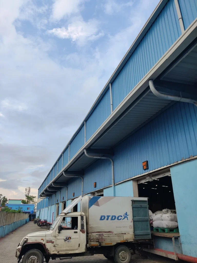 Exterior view of a Pre Engineered Building with metal roofing