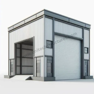 Durable MS prefabricated shed from Unitech Structural Works, featuring robust design and versatile application.