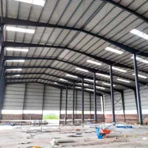 Custom pre-engineered building structures for warehouses designed for strength and durability by Unitech Structural Works.